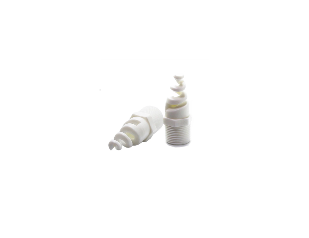 FCR PTFE - Full Cone Spiral - Spray Nozzles - Flui.Tech