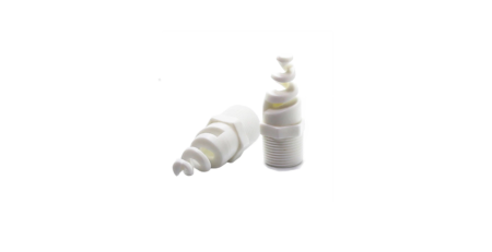 FCR PTFE - Full Cone Spiral - Spray Nozzles - Flui.Tech